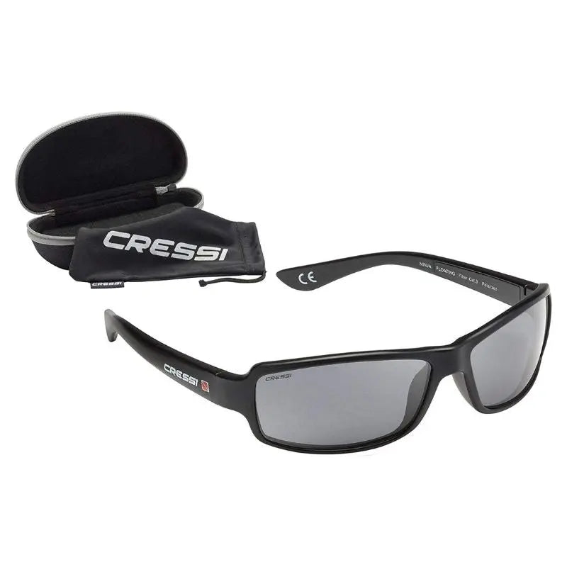 Cressi Ninja Floating Sunglasses - Polarized UV Protection Swim Goggles for Snorkeling, Diving & Water Sports