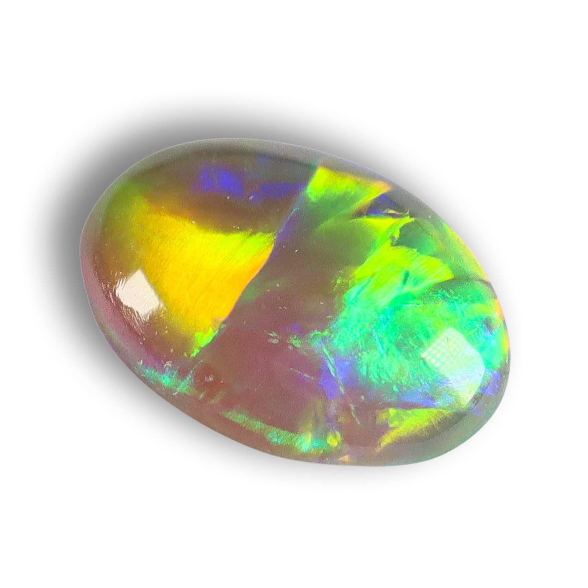 Natural Australian Dark Crystal Opal - 0.3cts Loose Gemstone from Lightning Ridge - Solid Black Opal for Jewelry Making, Engagement Rings & Collector's Specimens