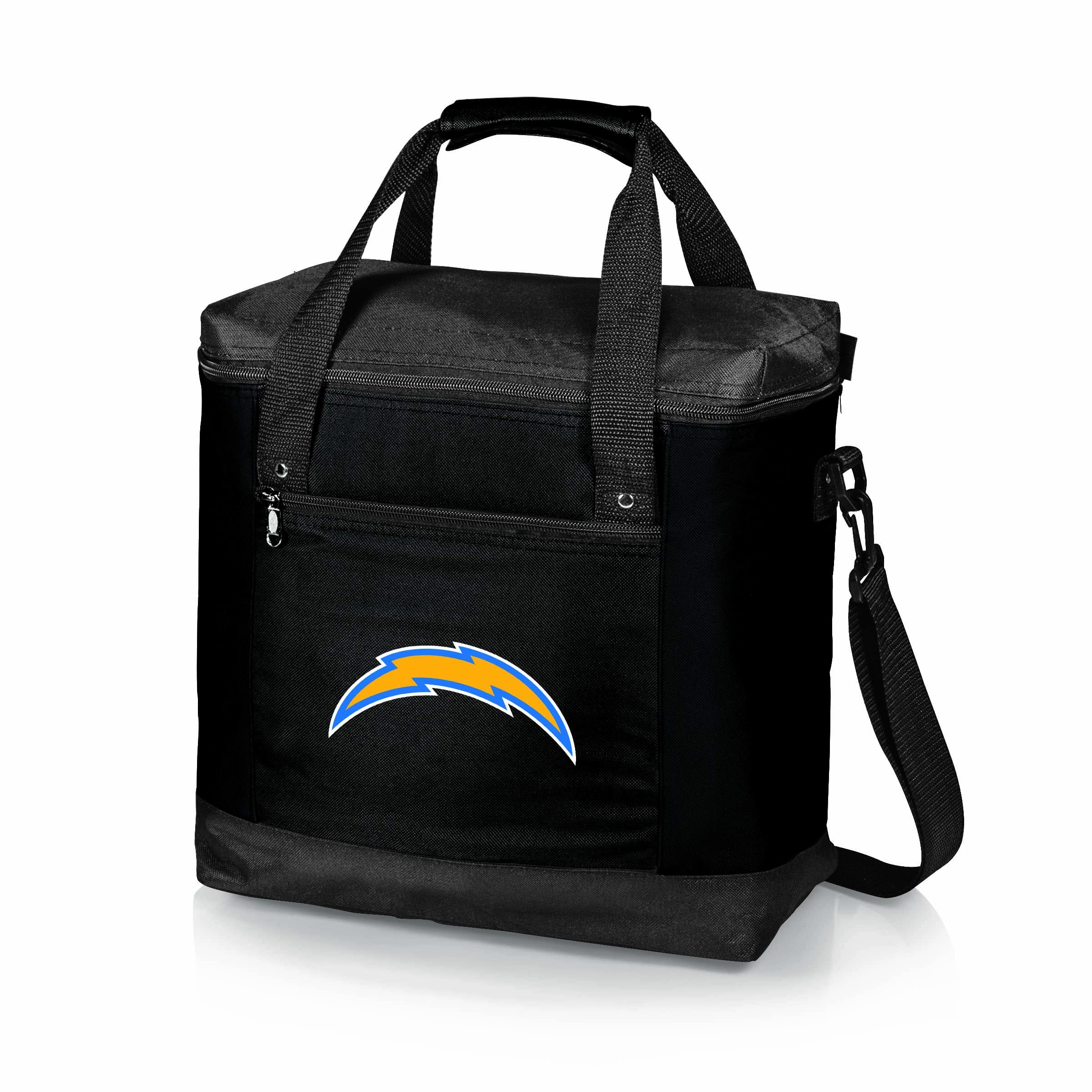 PICNIC TIME NFL Montero Insulated Tote Cooler Bag - Portable Soft Cooler for Picnics, Beach, Tailgating & Outdoor Activities (Black) - Keeps Drinks & Food Cold for Hours