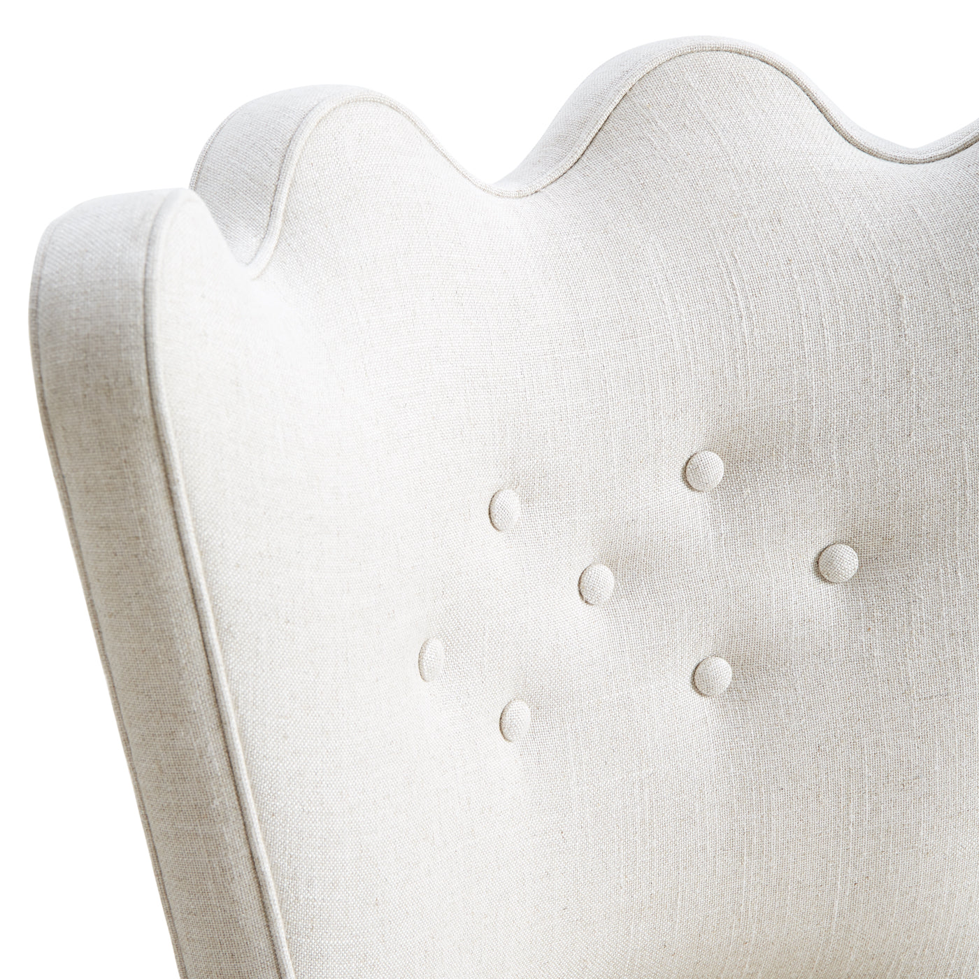 Ripple Slipper Chair - Comfortable Modern Accent Chair for Living Room, Bedroom & Office - Perfect Reading Nook Chair and Lounge Seating