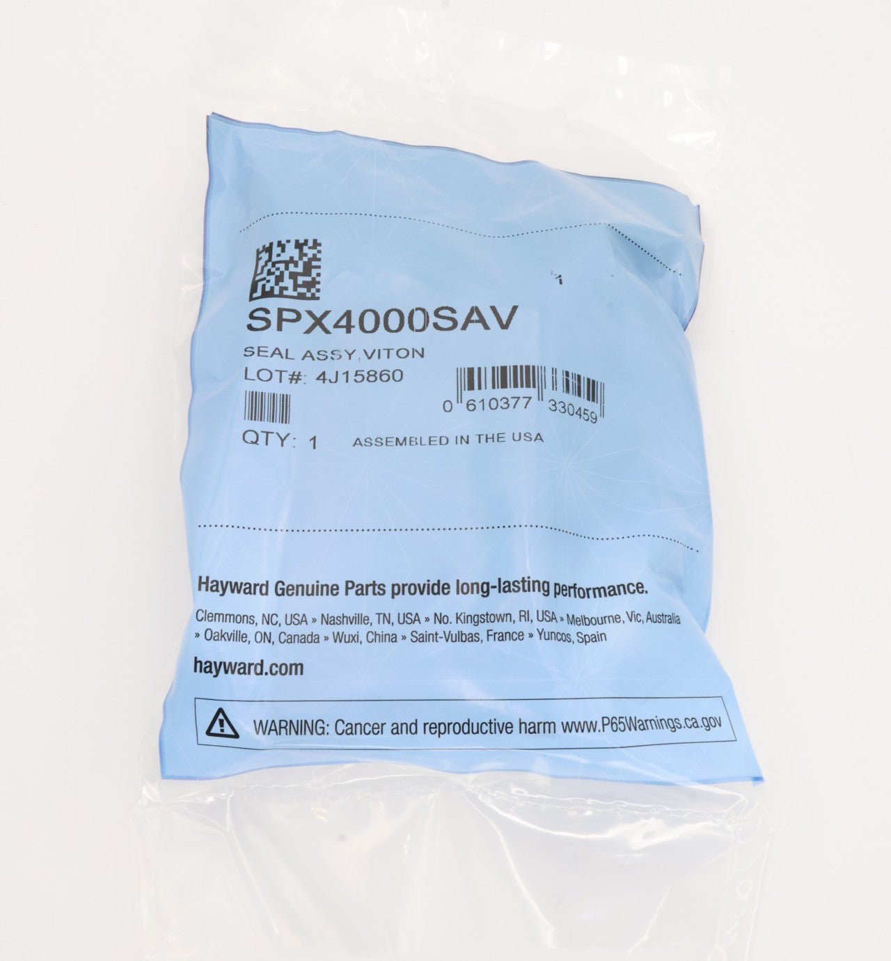 Hayward TriStar SPX4000SAV Viton Shaft Seal Assembly Replacement - Durable Pool Pump Seal Kit for Hayward TriStar Pumps | Perfect for Swimming Pool Maintenance & Repair