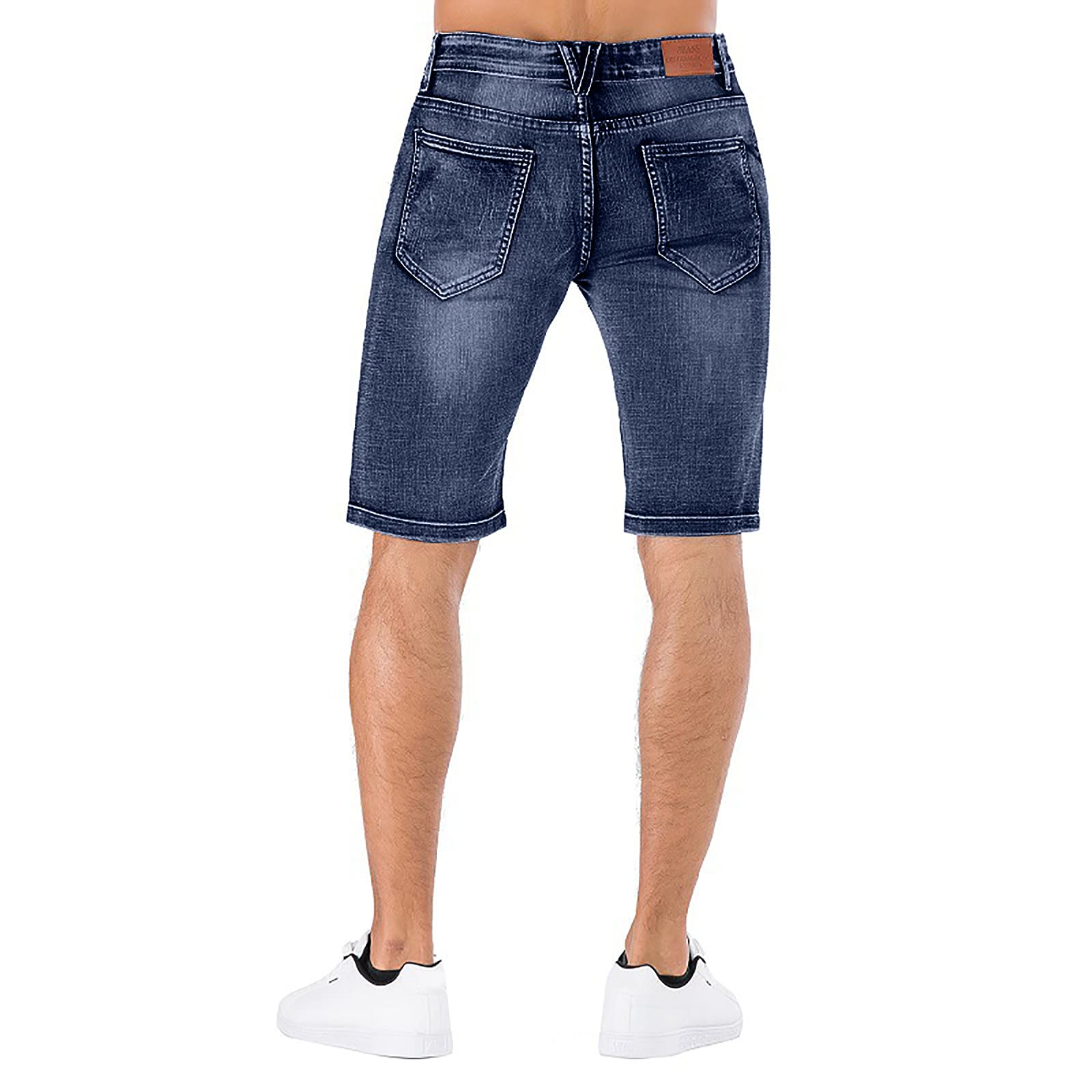 Ripped Distressed Denim Jeans for Men - High Waist Retro Stretch Skinny Jeans | Summer Fashion Pants | Perfect for Casual Wear, Street Style & Night Out