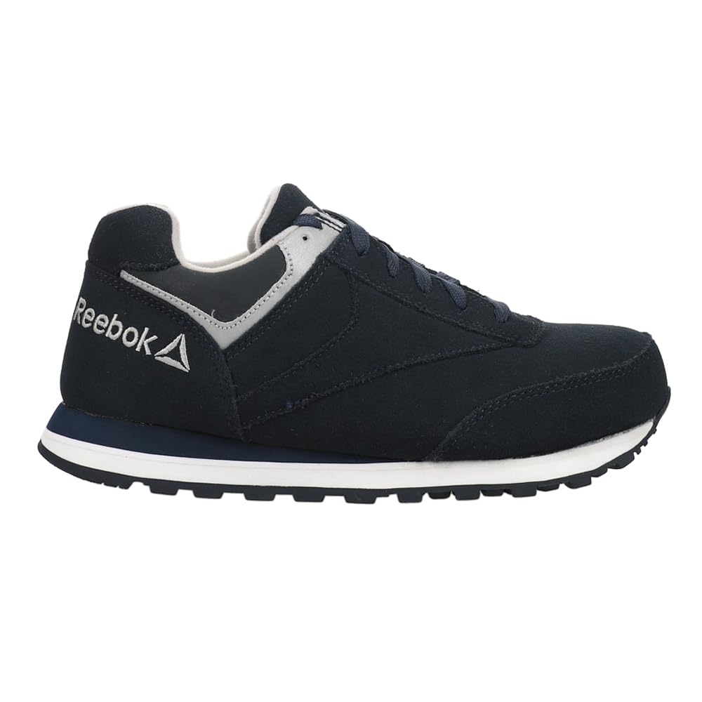 Reebok RB1975 Men's Steel Toe Safety Work Shoes - Blue | Slip & Oil Resistant, Comfortable for Construction, Warehouse & Industrial Work