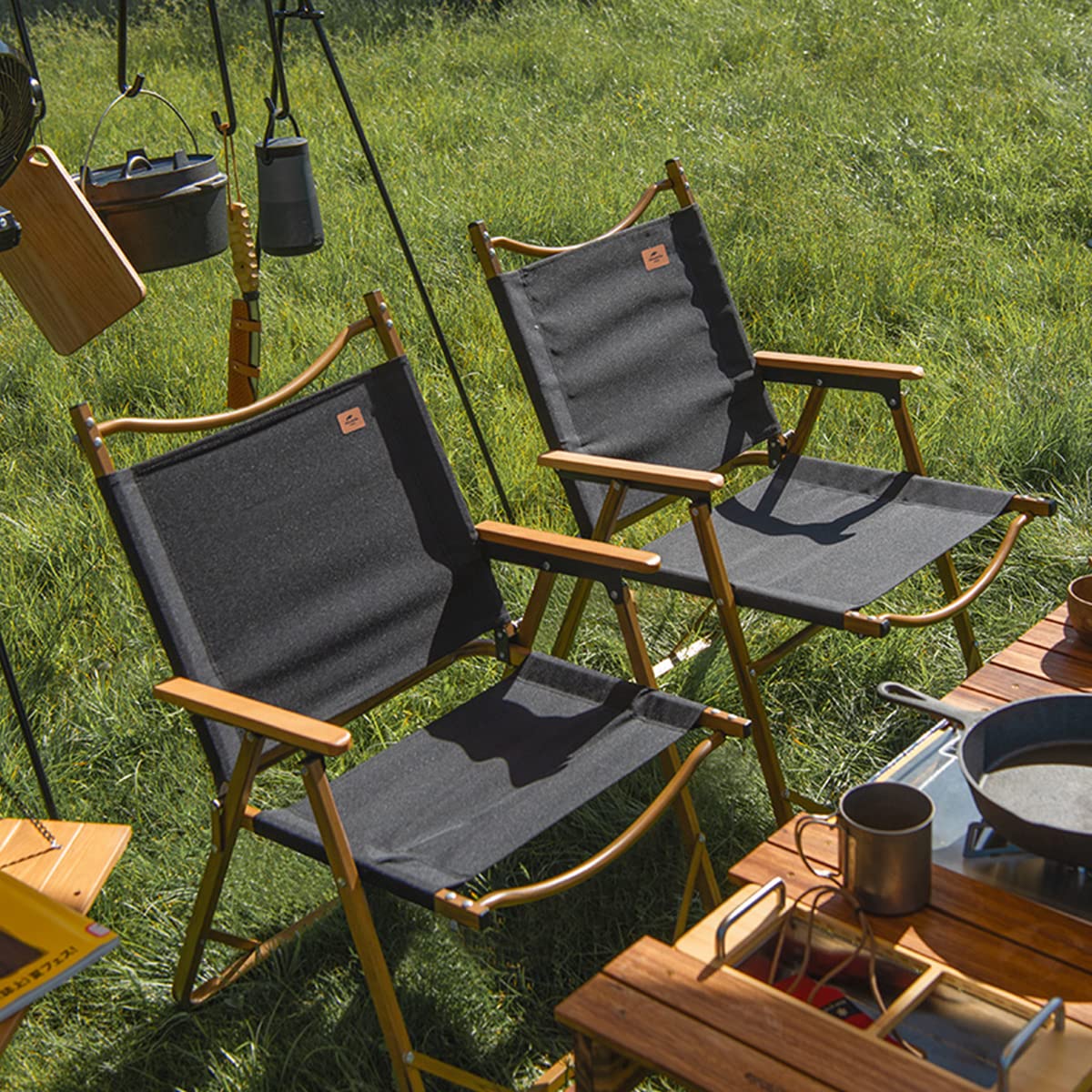 Naturehike MW02 Portable Folding Chair - Lightweight Aluminum Camping Chair for Outdoor Adventures, Picnics, Beach & Backpacking (Black) - Perfect for Camping, Hiking, Tailgating and Backyard Relaxation