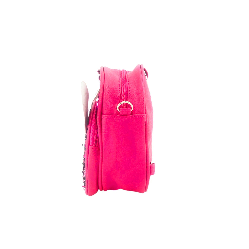 Glitter Bunny Backpack for Women & Girls - Cute Hot Pink Shiny Backpack for School, Travel & Everyday Use