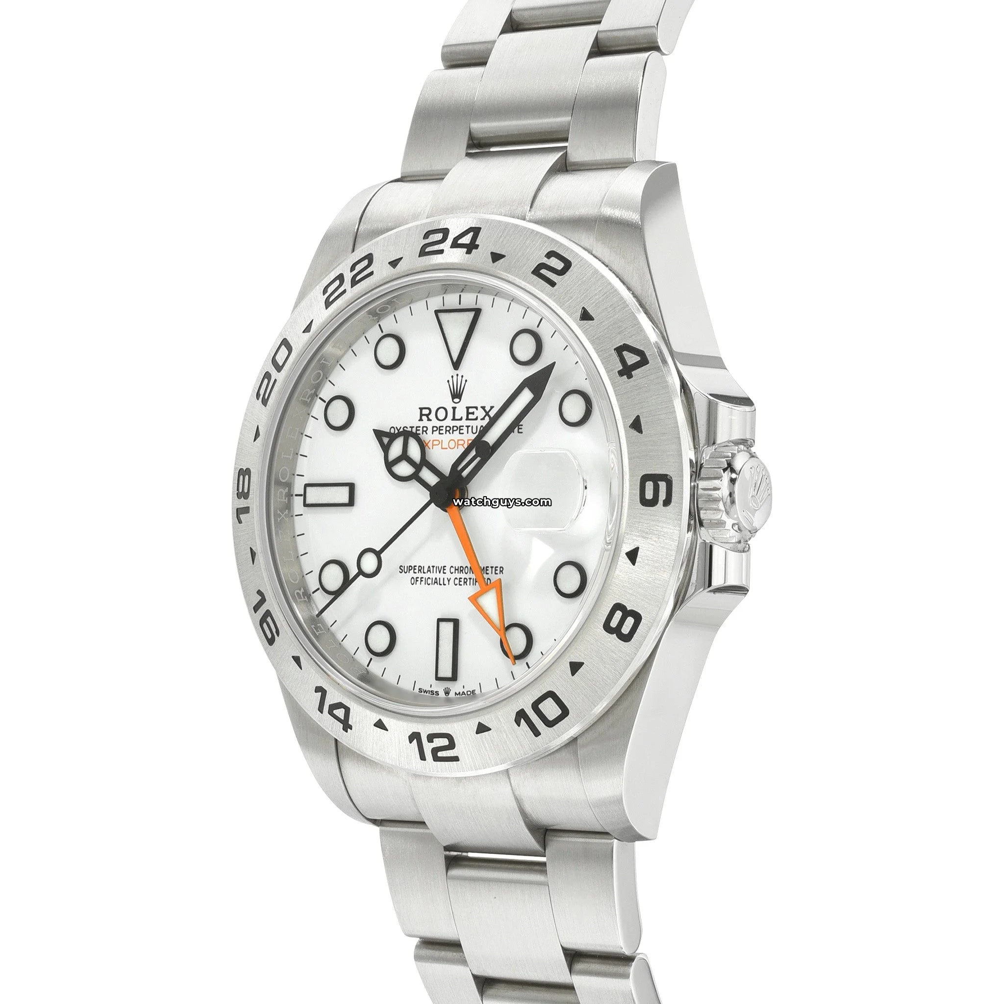 Rolex Explorer II 226570 White Dial Stainless Steel Watch - Luxury Timepiece for Men, Perfect for Outdoor Adventures & Professional Use