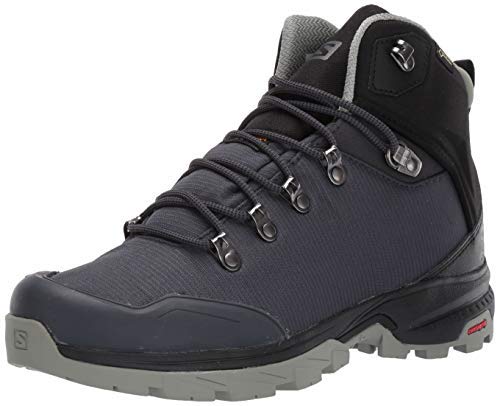 Salomon Women's Outback 500 GTX Waterproof Hiking Boots - Ebony/Black/SHADOW - Size 10 - Perfect for Backpacking, Trekking & Outdoor Adventures