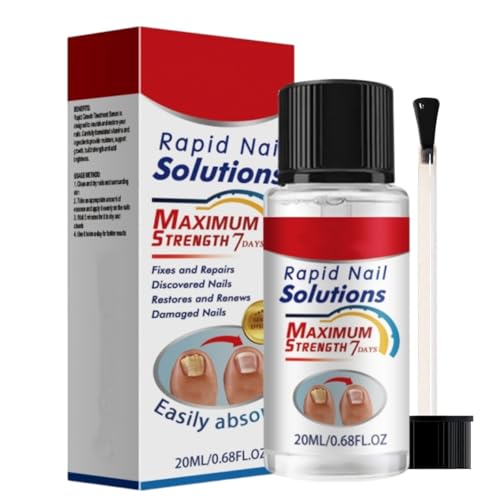 Extra Strength Toenail Fungus Treatment with Soft Brush Head - Fast & Effective Nail Fungus Solution for Healthy Toenails - Perfect for Athletes, Swimmers & Daily Foot Care