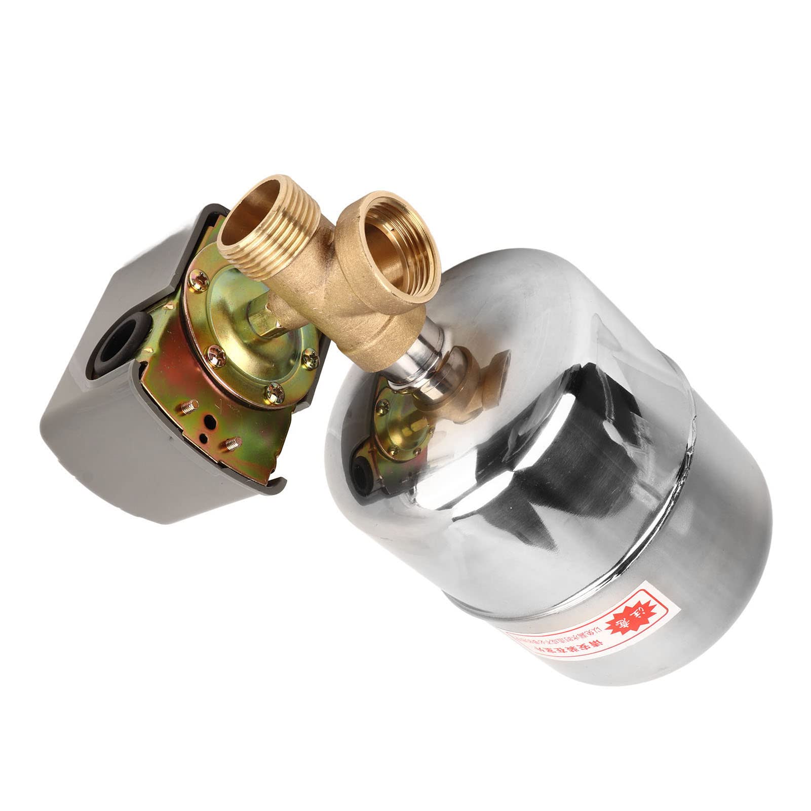Low Pressure Switch, Water Pump Pressure Switch, Automatic On/Off Pressure Tank Pump Switch with Leak Detection for Garden - Ideal for Irrigation Systems, Home Water Supply, and Outdoor Plumbing