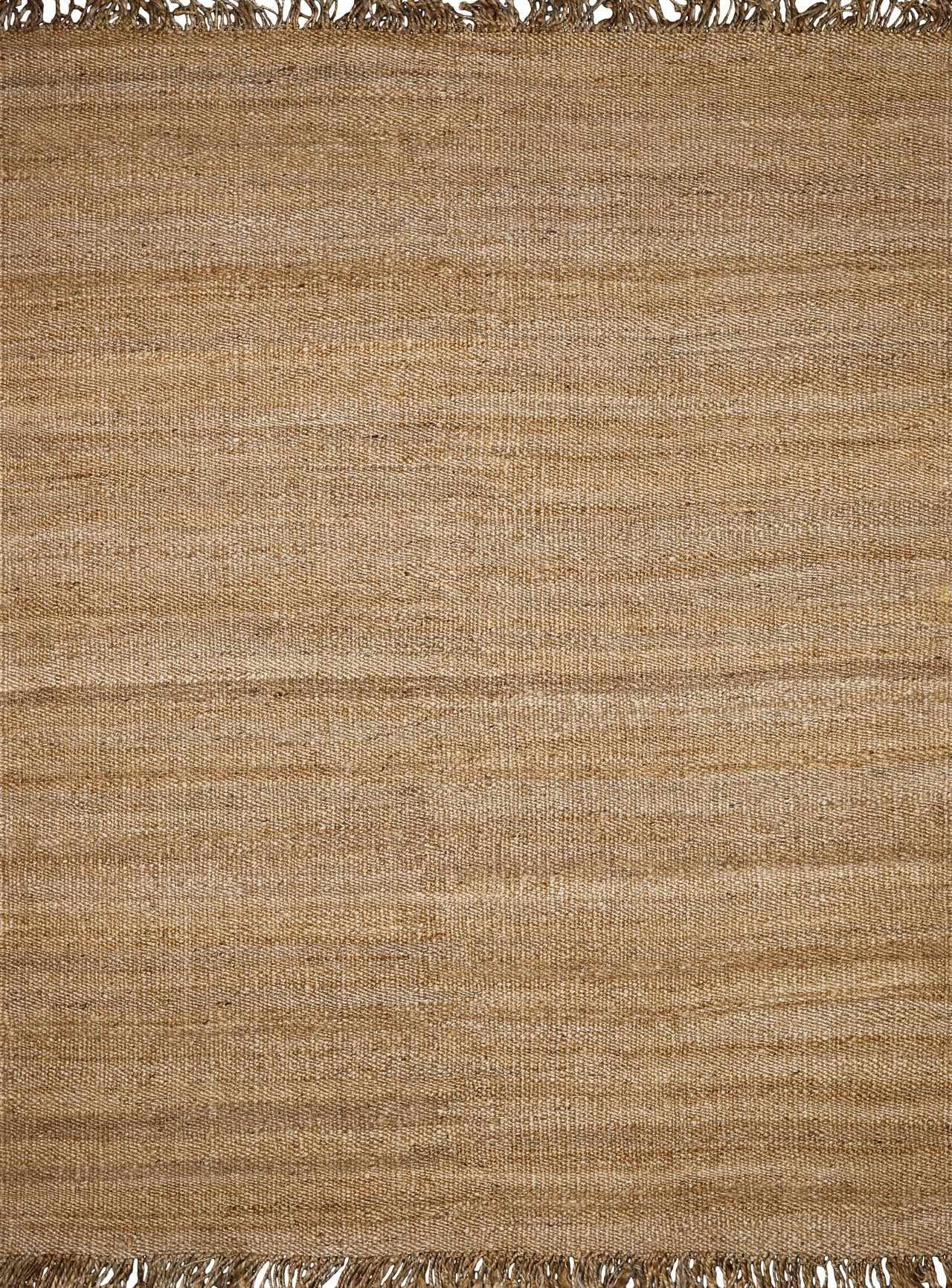 Hauteloom Oaks Solid Handwoven Seagrass Jute Rug - 5' x 7'6