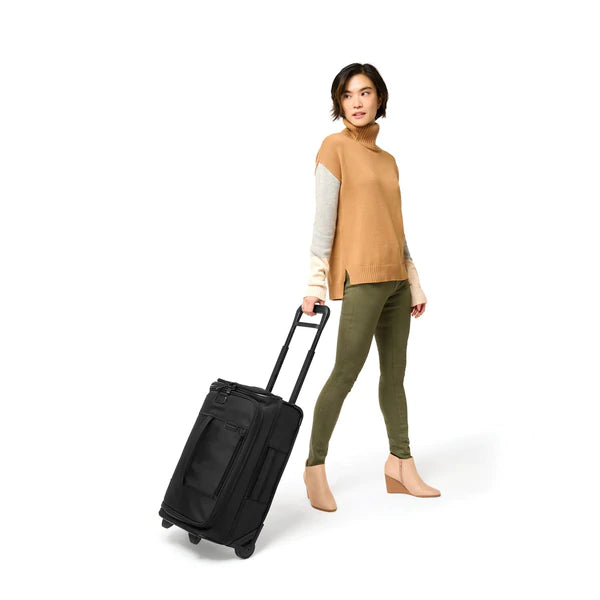 Briggs & Riley Baseline 2-Wheel Carry On Duffle Luggage - Lightweight Expandable Travel Bag for Business Trips & Weekend Getaways