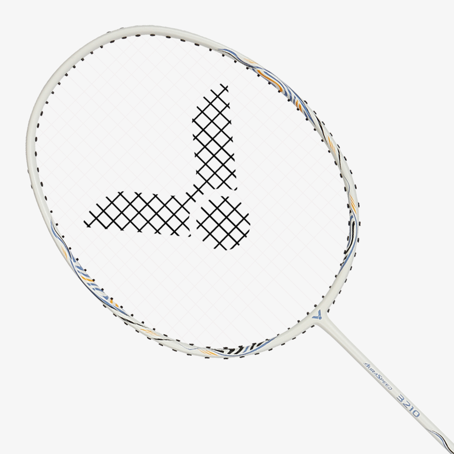 Victor Auraspeed 3210 S (ARS 3210 S) Pre-Strung Badminton Racket - Professional Carbon Fiber Shuttlecock Racket for Training & Competitive Play