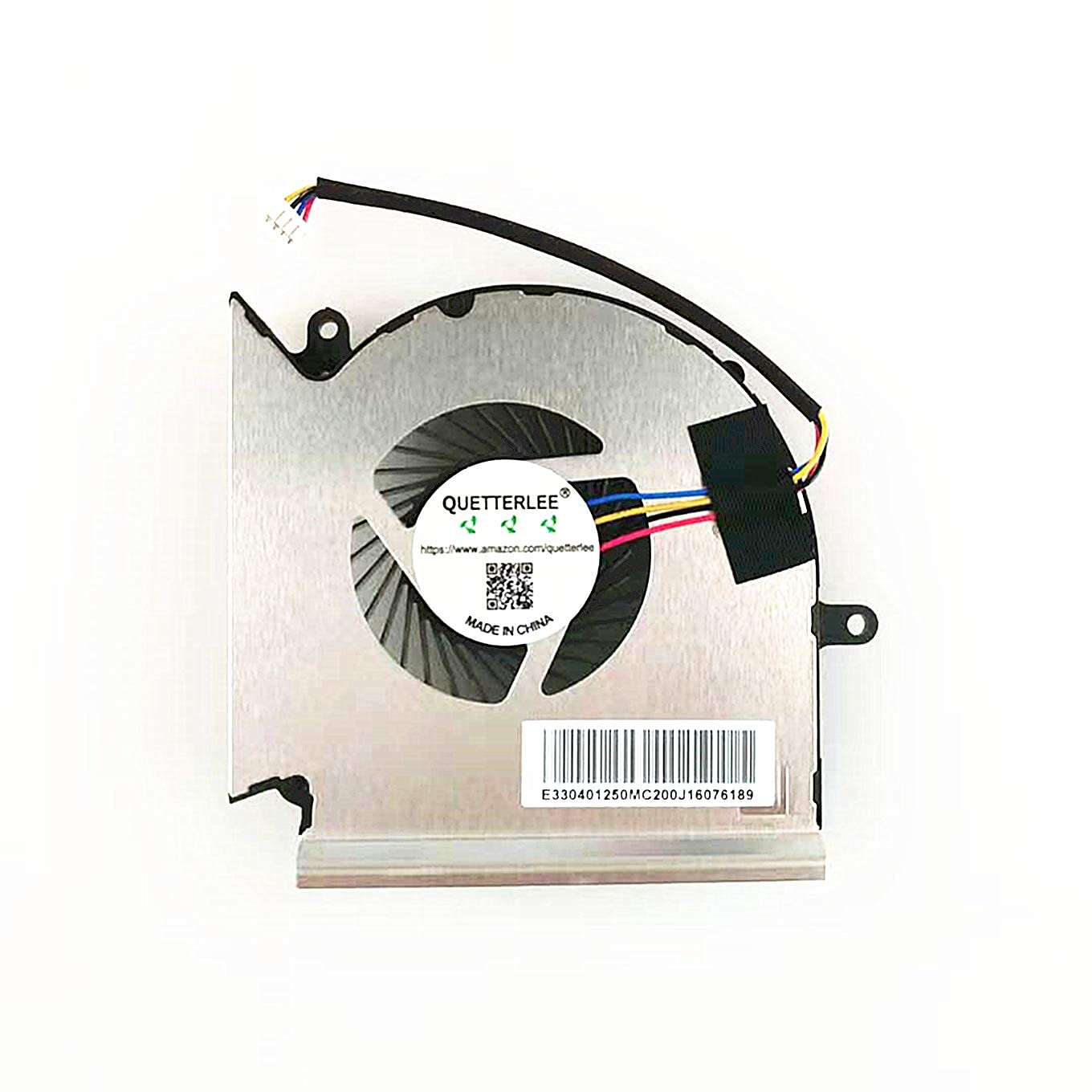 MSI GE63 GL63 GV63 GP63 GP73 GE73 GL73 GE63VR GE73VR Laptop GPU Cooling Fan Replacement - Compatible with MS-16P1 16P7 MS-17C1 Series (PAAD06015SL N384) - Perfect for Gaming & Video Editing Laptops