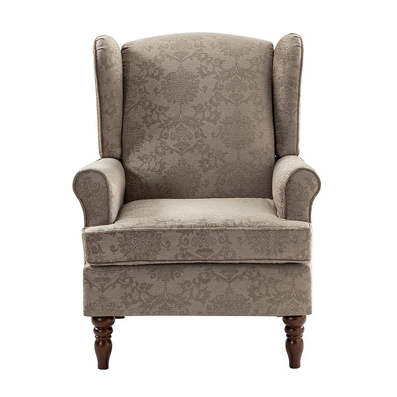 Premium Centaurs Upholstered Armchair - Modern Accent Chair with Soft Fabric & Sturdy Wooden Legs for Living Room, Bedroom, or Office Decor