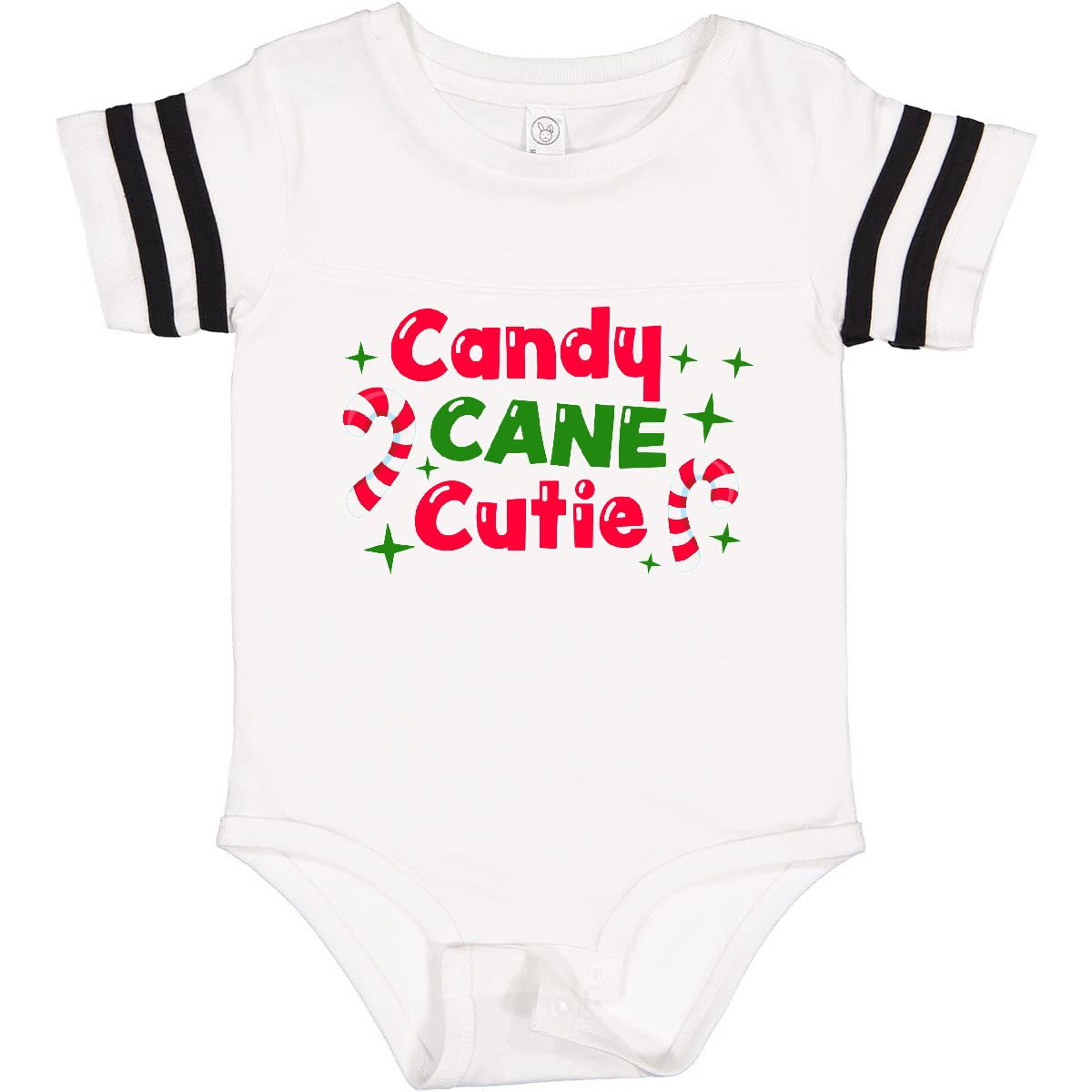 Inktastic Christmas Candy Cane Cutie Baby Bodysuit - Adorable Holiday Outfit for Infants & Toddlers - Perfect for Family Photos, Christmas Parties & Festive Celebrations