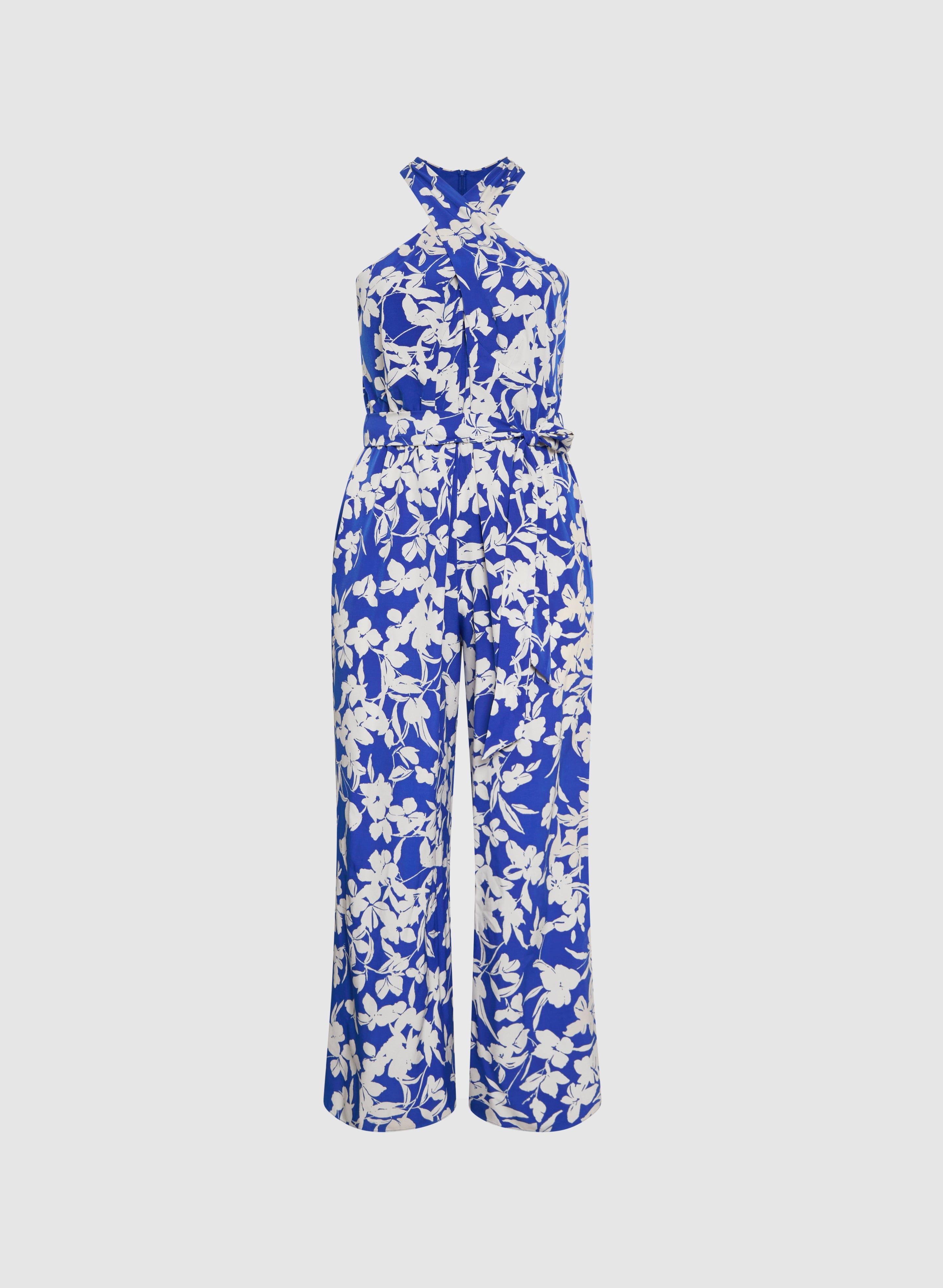 Floral Print Jumpsuit for Women - Summer Boho Romper with Pockets | Perfect for Beach Vacation, Music Festival & Casual Outings