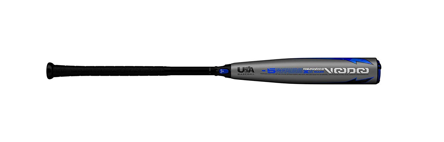 DeMarini Voodoo Balanced 2019 Hybrid USA Baseball Bat - 5 UD5 19 2 5/8 Size - Perfect for Youth & High School Players, Training & League Games