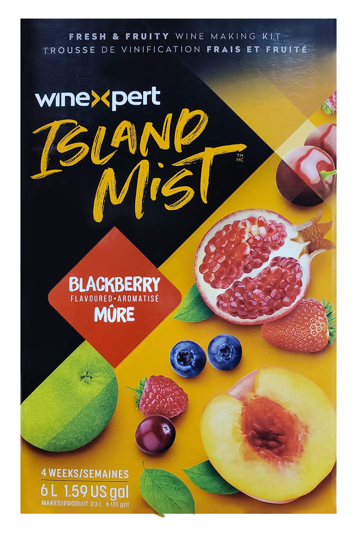 Blackberry Cabernet Island Mist Wine Ingredient Kit - Make 6 Gallons of Fruity Red Wine at Home | Perfect for Parties, Gifts & Special Occasions