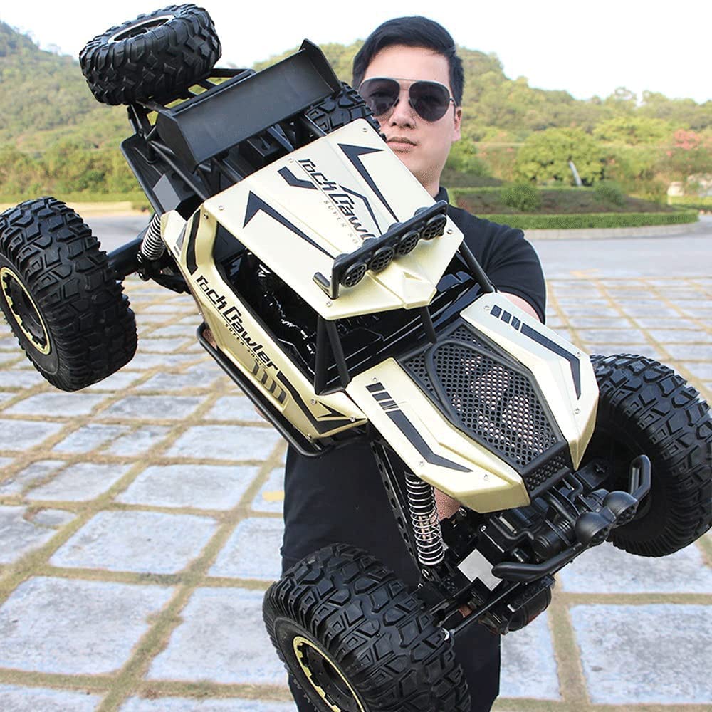 HEBXMF 1/8 Scale 4WD RC Buggy - 2.4GHz Remote Control Off-Road Rock Crawler Truck, All Terrain Electric RC Car for Adults & Kids | Perfect for Backyard Racing, Trail Adventures & Off-Road Play