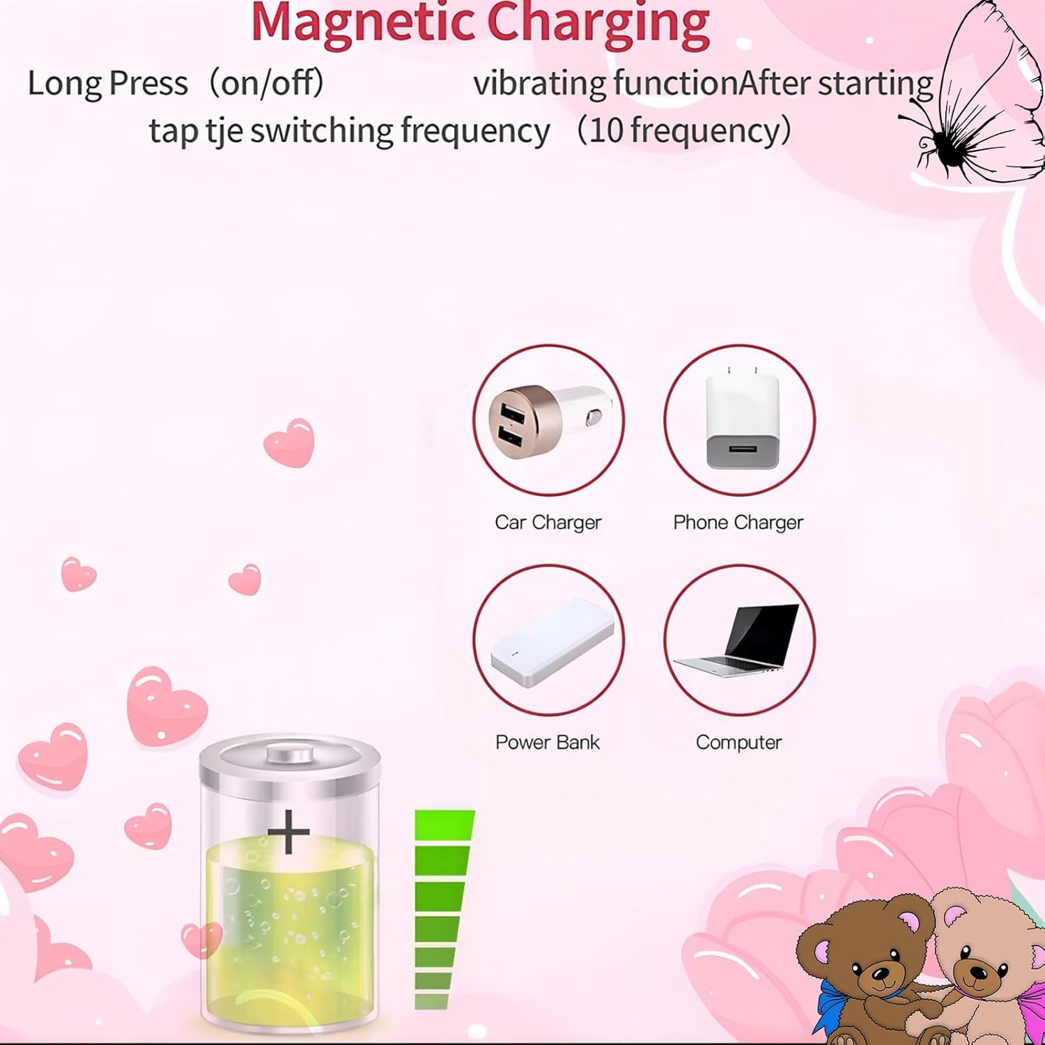 10-Speed Automatic Electric Rose Toy for Women - USB Rechargeable Adult Toy with Intense Suction & Continuous Vibration - Perfect for Solo Play, Couples & Relaxation (Model C78592)