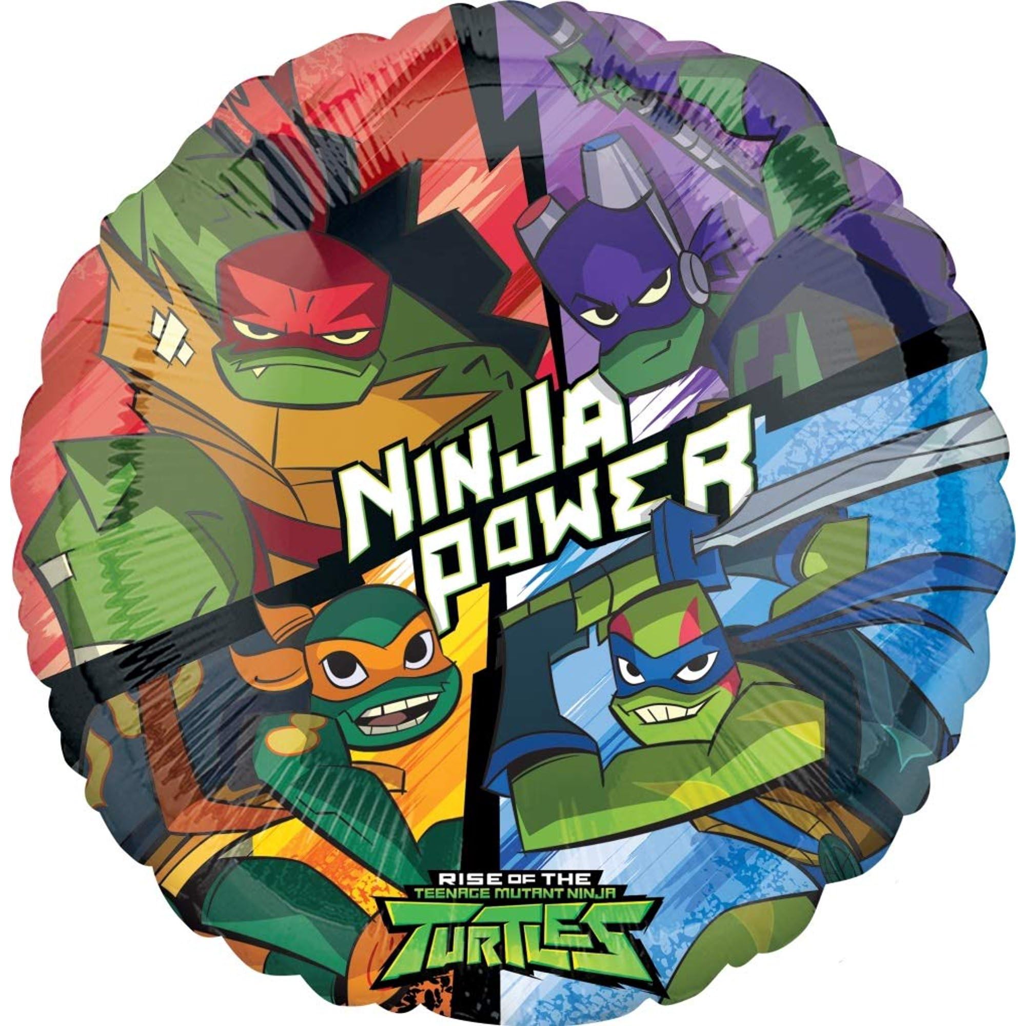 TMNT Teenage Mutant Ninja Turtles Party Decorations - 12pc Balloon Bouquet & Birthday Cubez Set for Kids' Birthday Party Decor, Baby Shower & Themed Events