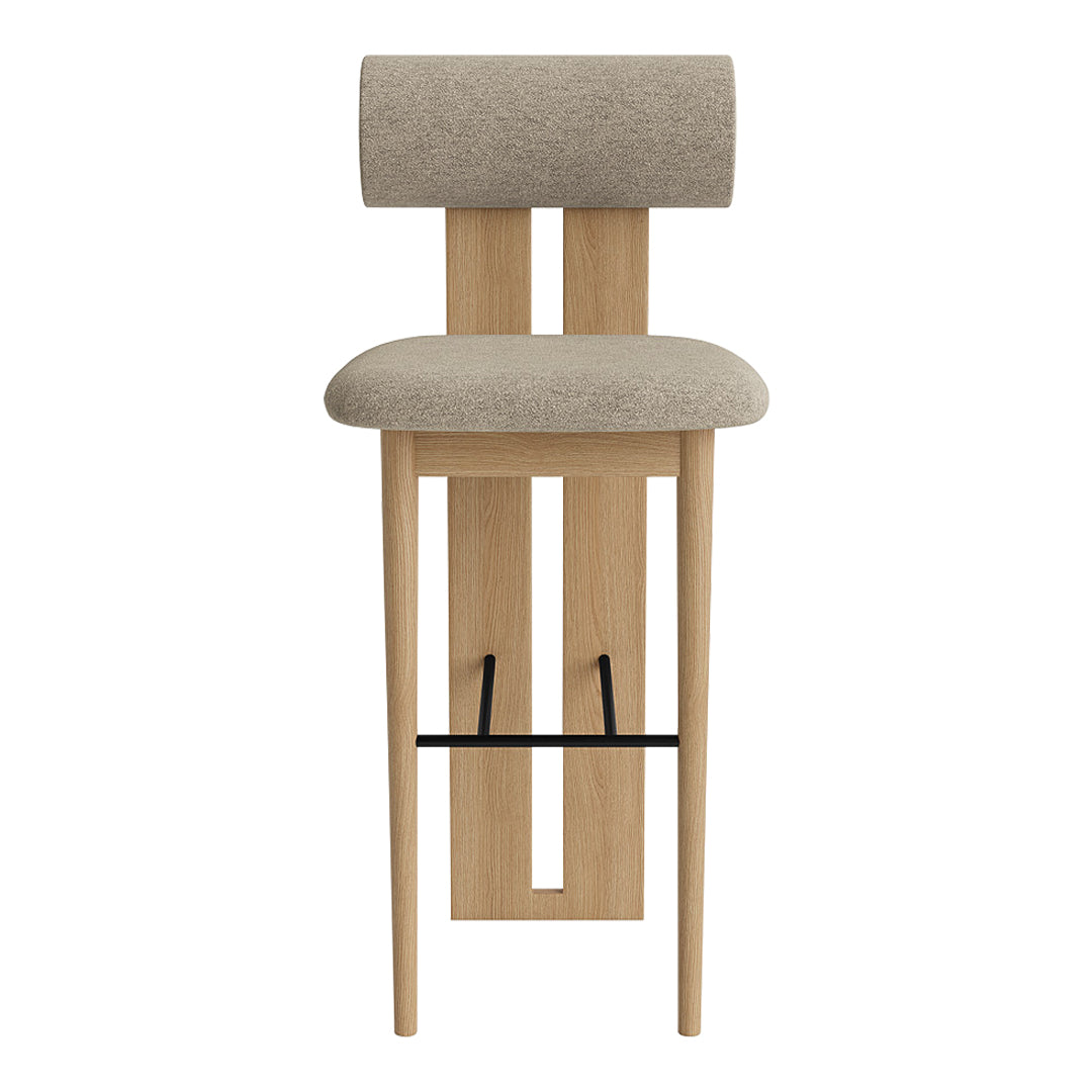 Sturdy Hippo Counter Chair for Bar & Kitchen - Adjustable Height Swivel Stool with Backrest - Perfect for Breakfast Nook, Home Bar & Kitchen Island Seating