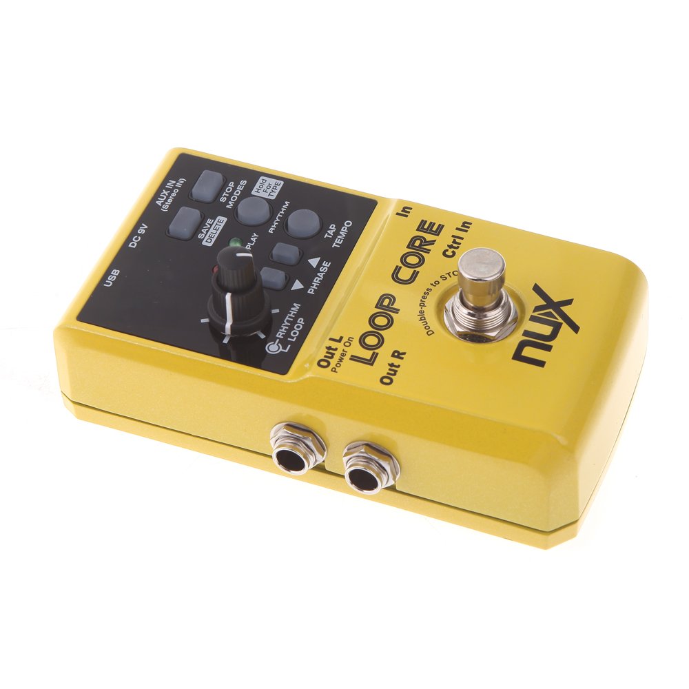 NUX Loop Core Guitar Effects Pedal for Electric Guitar - Perfect for Live Performances, Practice, and Recording Sessions