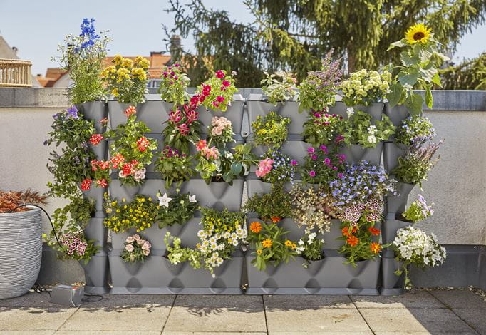 Gardena NatureUp! Vertical Garden Irrigation Kit - Drip Watering System for Plants, Flowers & Vegetables - Perfect for Balcony, Patio & Indoor Gardening