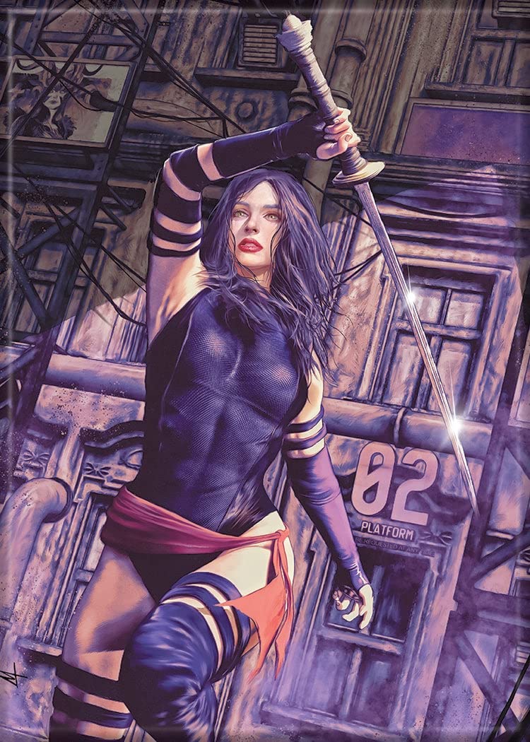Marvel Psylocke Turini Variant Magnet 2.5x3.5
