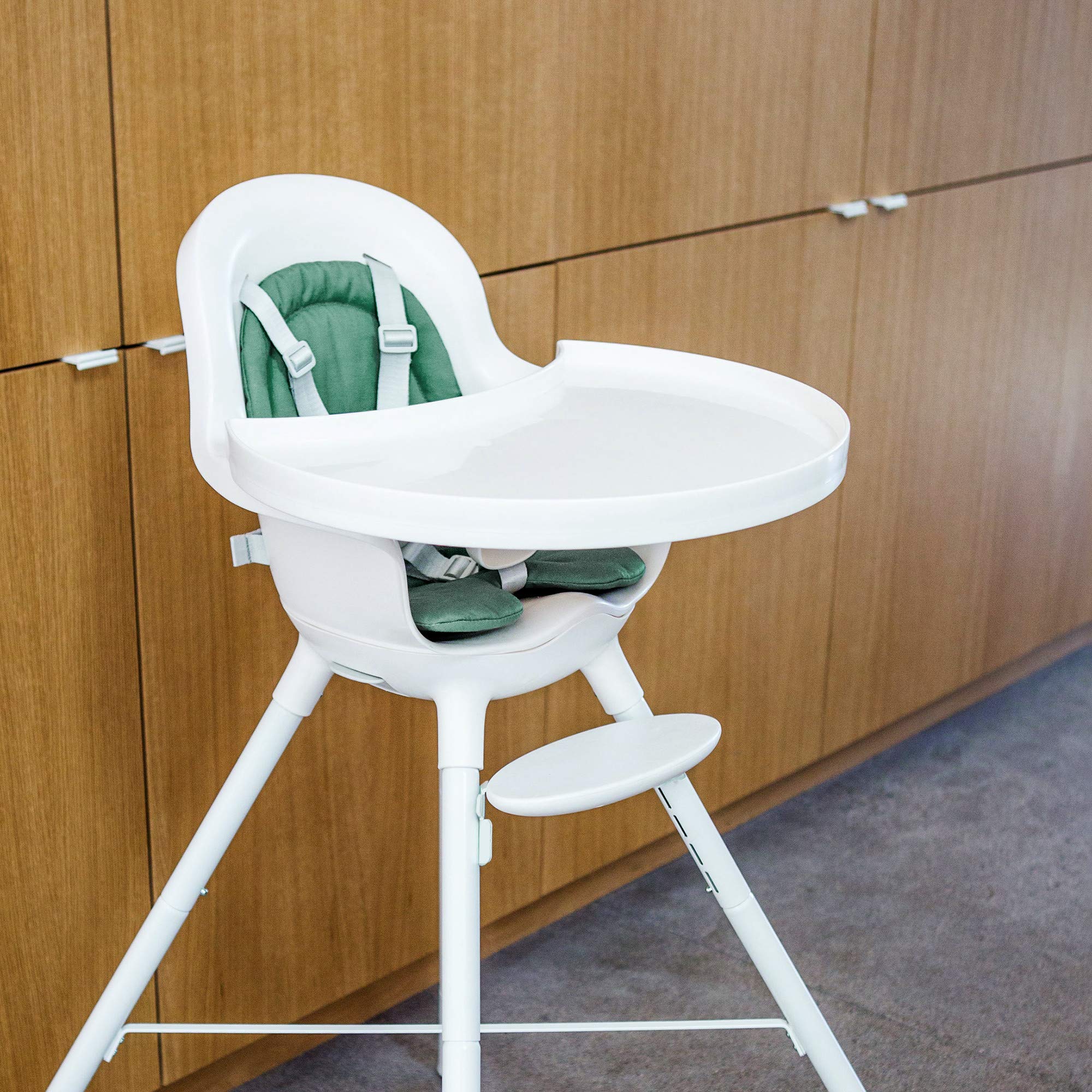 Boon Grub High Chair Tray Replacement - Dishwasher Safe Baby Feeding Tray for Boon Grub High Chair - Extra Wide White Baby Food Tray for Toddlers - Perfect for Messy Meals & Snack Time at Home or Daycare