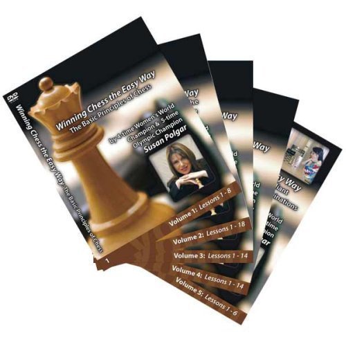 Susan Polgar - Winning Chess The Easy Way: 10 Volume Chess Set with Art of War DVD | Complete Chess Learning System for Beginners & Advanced Players | Perfect for Home Study, Chess Clubs & Tournament Preparation
