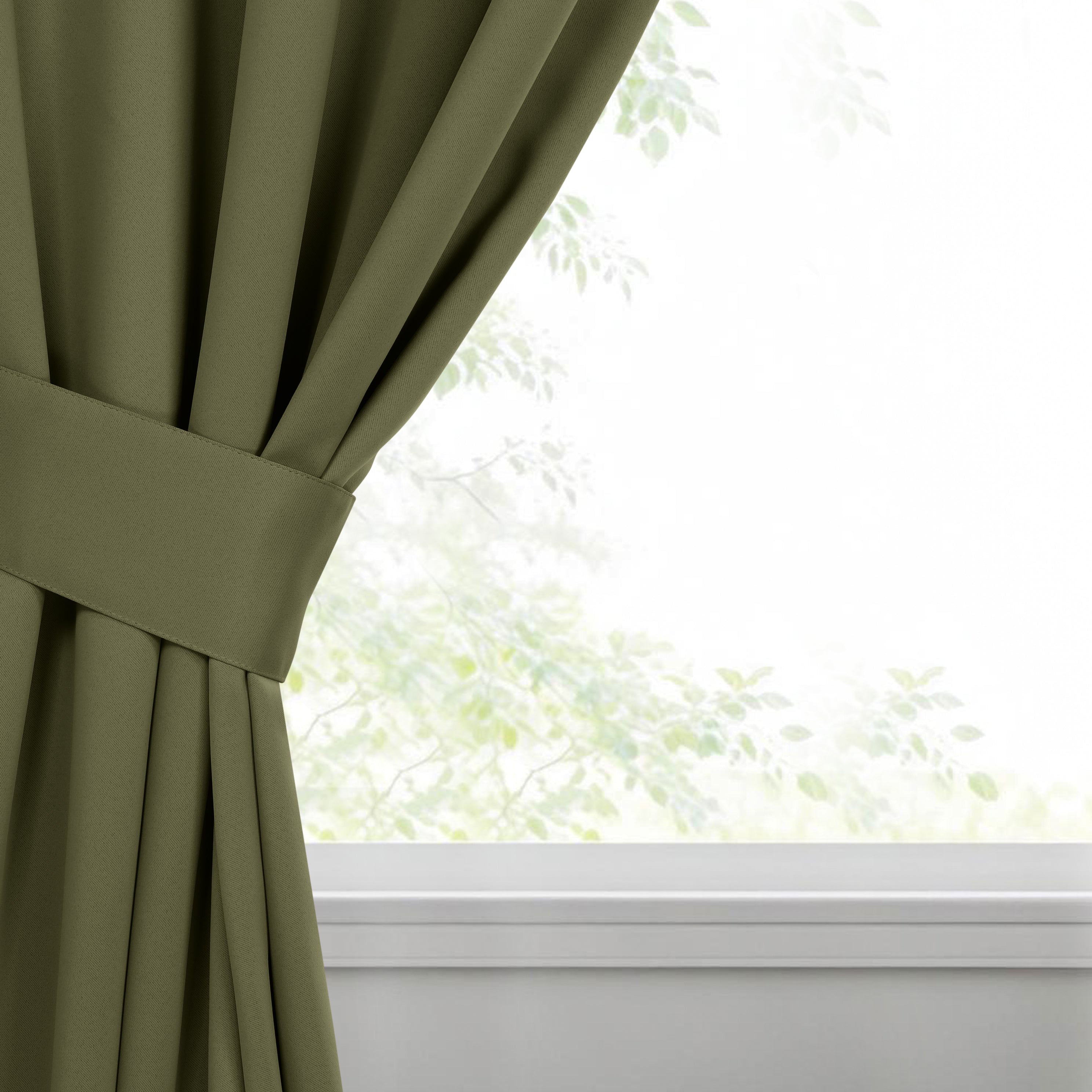 Premium Blackout Curtains Set of 2 - 100% Room Darkening, Machine Washable & Noise Reducing for Bedroom, Nursery & Home Theater