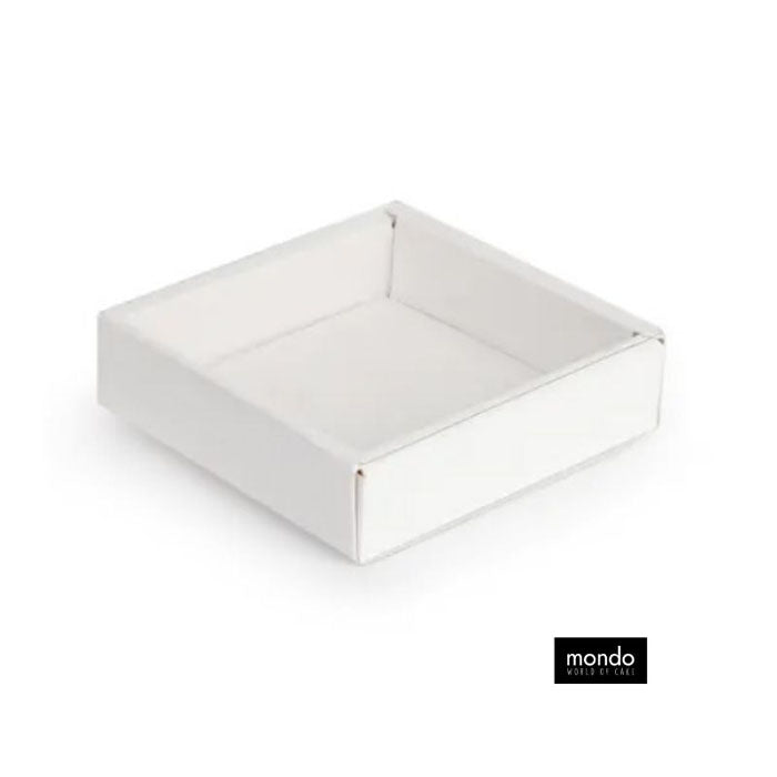 Square Cookie Box | Mondo | Elegant Bakery Packaging for Cookies, Cupcakes & Desserts | Perfect for Gifts, Parties & Holiday Treats