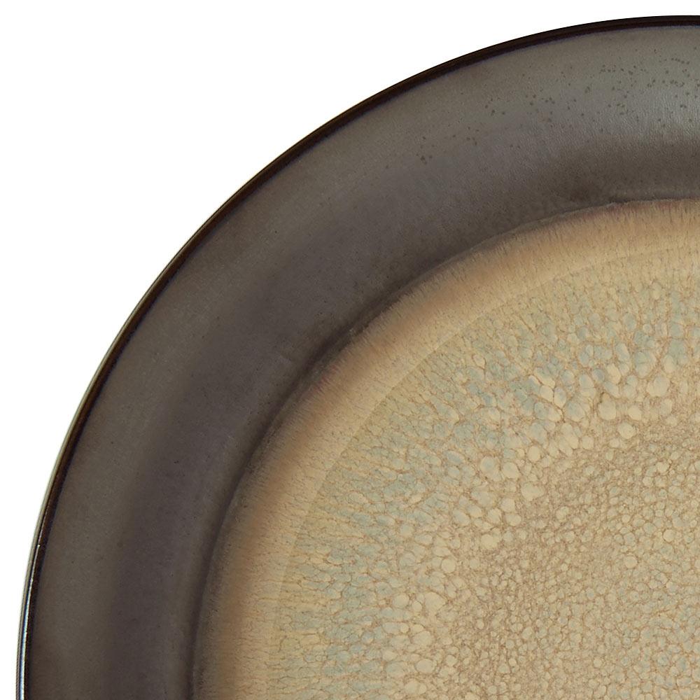 Premium Sandstone Dinner Plates Set of 4 - Durable Stoneware Plates for Everyday Use & Formal Dining - Microwave & Dishwasher Safe Dinnerware for Home, Restaurant, and Party Use