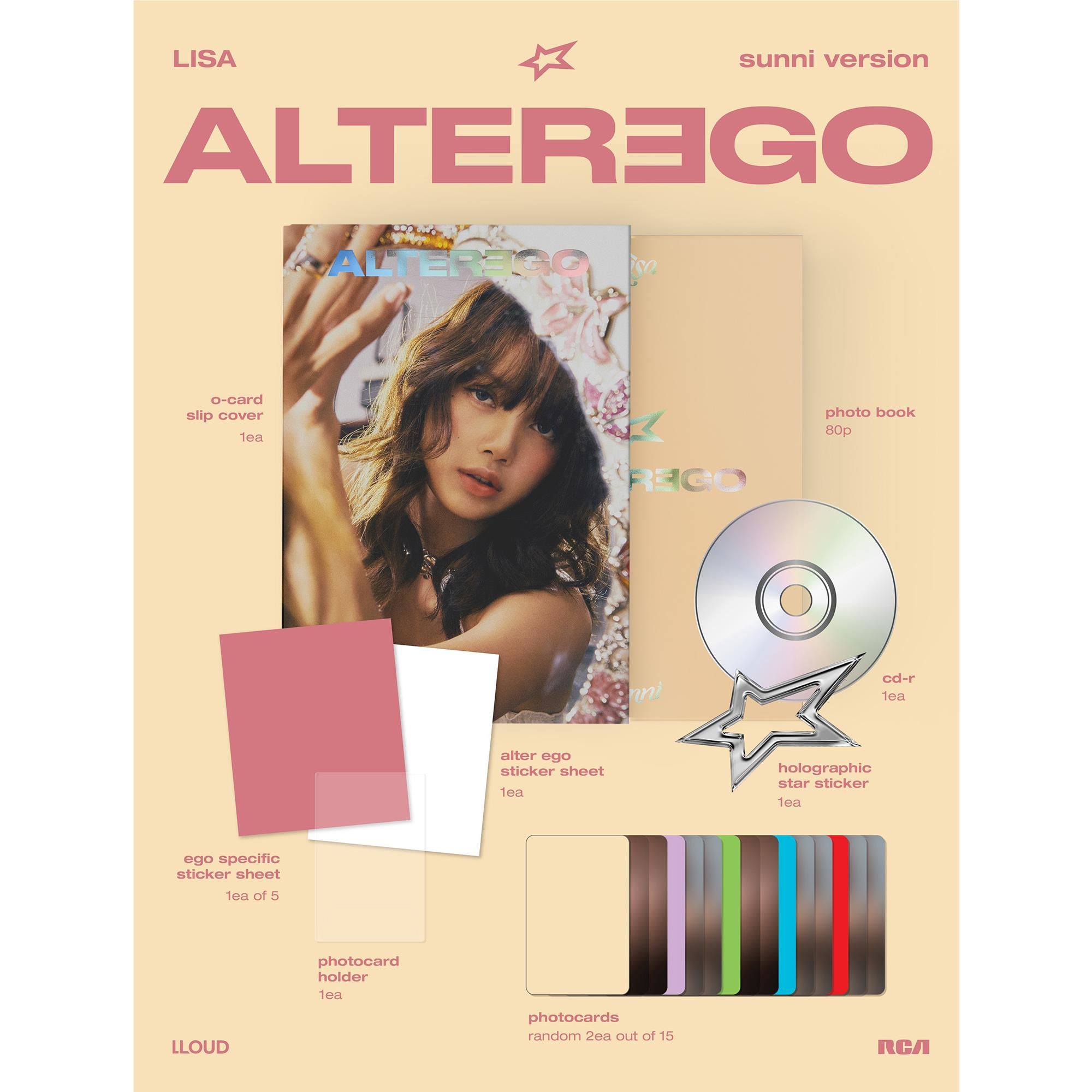 ALTER EGO (SUNNI Photobook Version) - K-Pop Collectible Photo Album for Fans, Perfect for Display, Gifts, and K-Pop Merchandise Collections