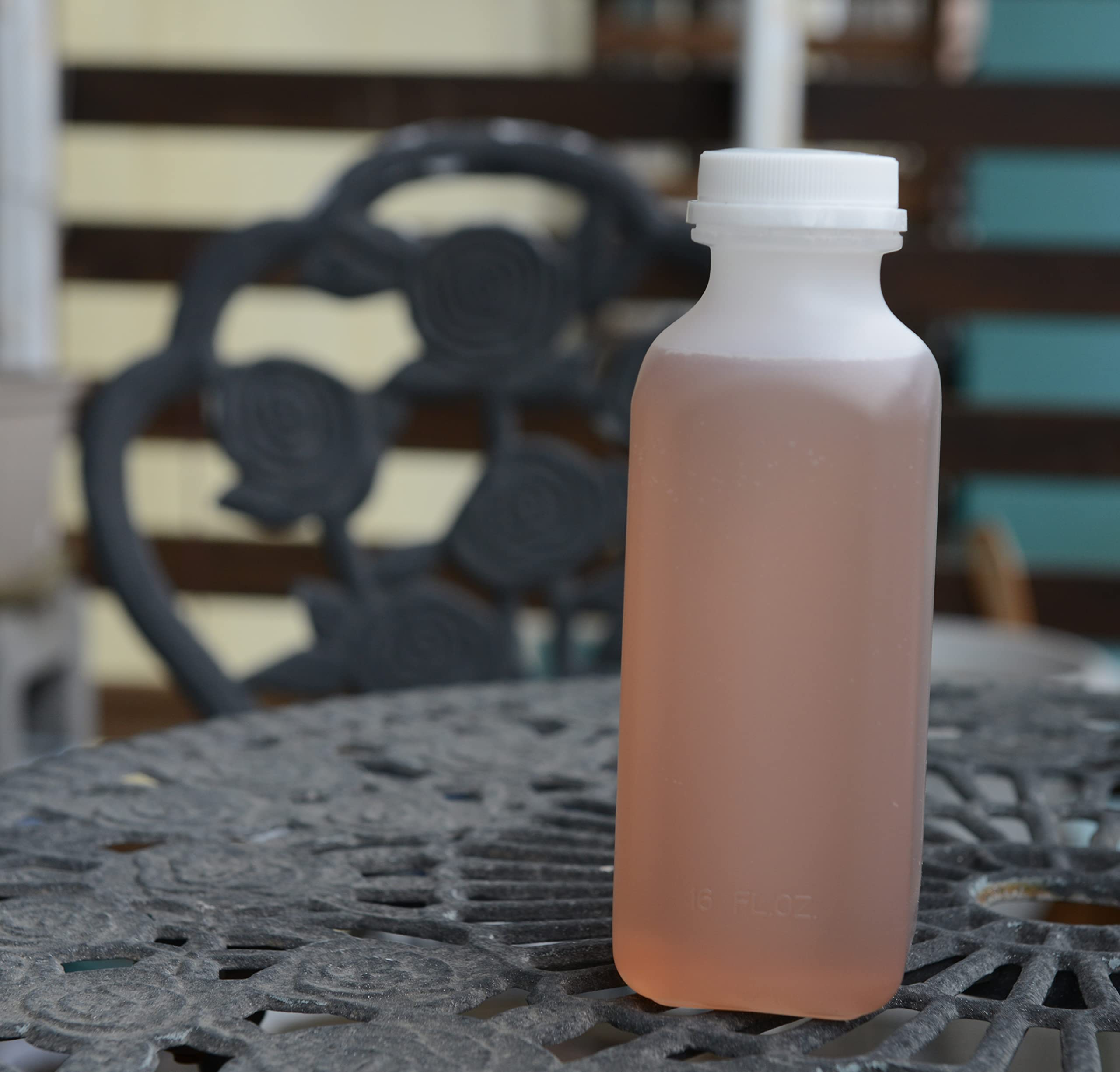 EcoQuality White Tamper Evident 38MM Ratchet Caps & Lids for HDPE/Clear Plastic Juice Bottles, Smoothie Bottles, Fresh Squeezed Juice Containers (1500 Pack) - Perfect for Commercial Juice Production, Food Service, and Beverage Packaging