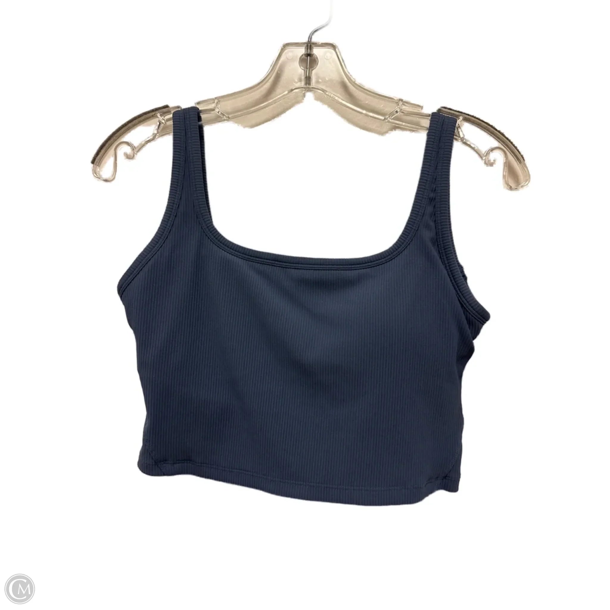 Clothes Mentor Women's Medium Blue Athletic Sports Bra - Perfect for Yoga, Running & Gym Workouts