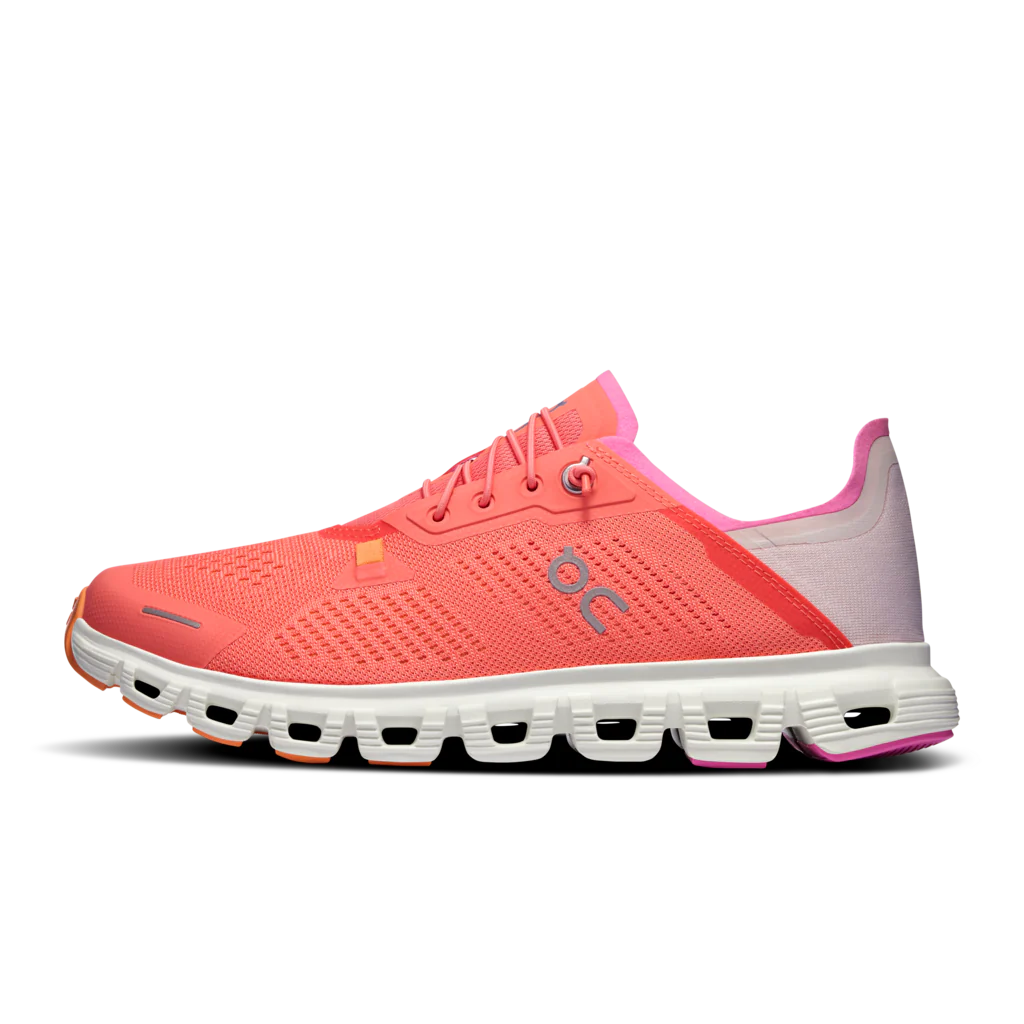 ON Women's Cloud 6 Coast Running Shoes - Lightweight & Comfortable Salmon/Pearl Color - Perfect for Jogging, Gym Workouts & Daily Walking