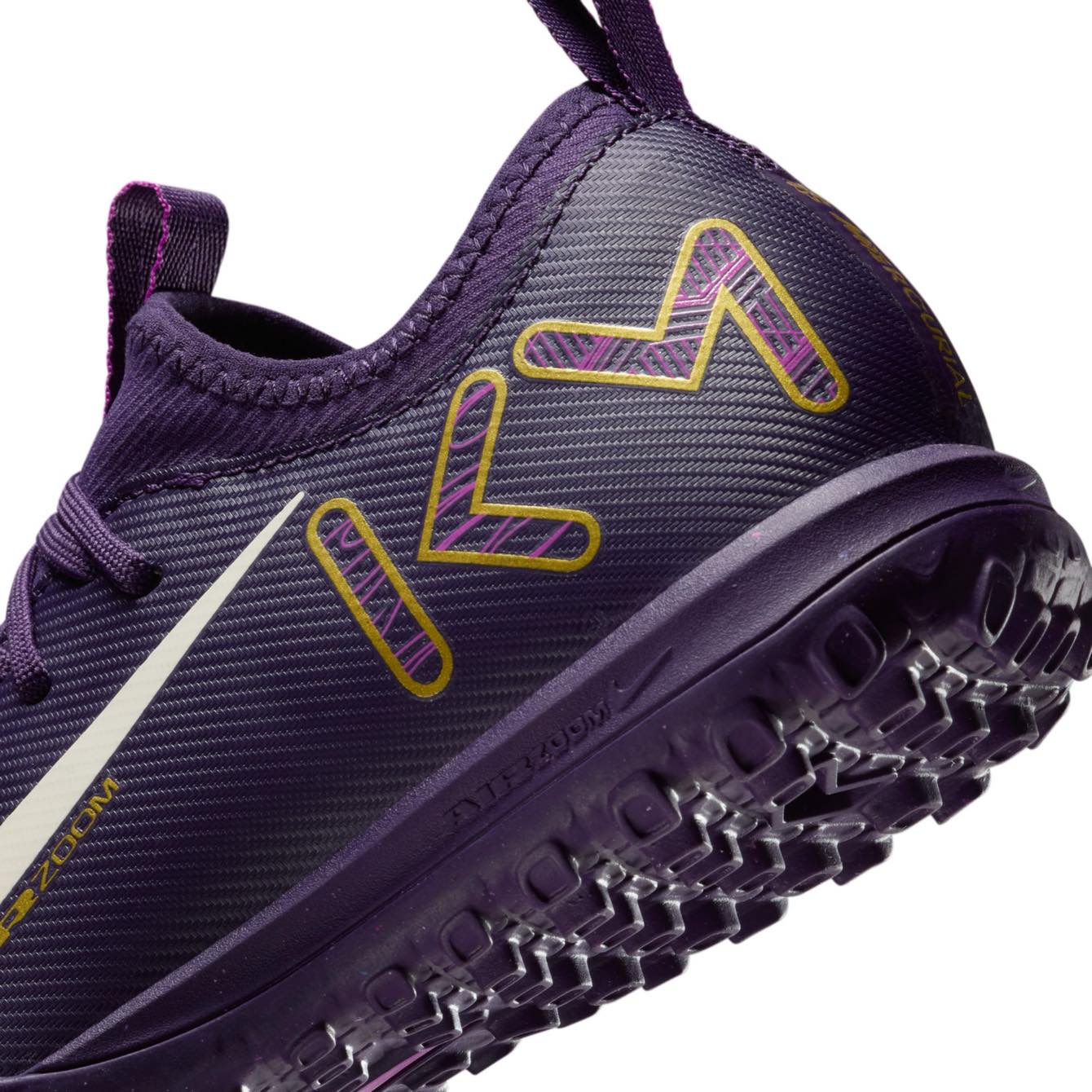 Nike Jr. Mercurial Vapor 16 Academy Kylian Mbappé TF Soccer Cleats for Kids - Youth Football Shoes for Artificial Turf & Indoor Play - Perfect for Training & Matches