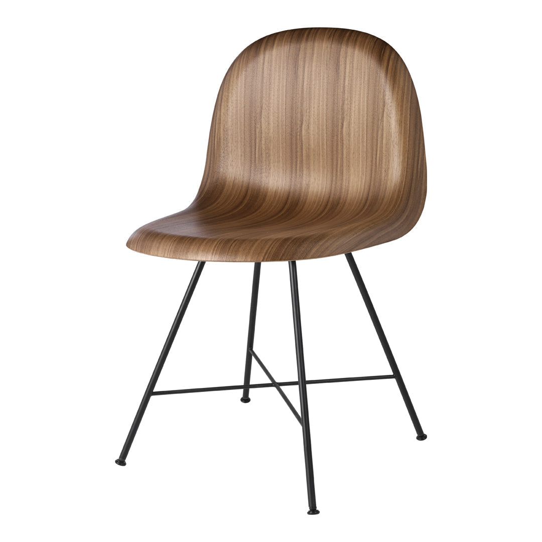 Gubi 3D Dining Chair with Center Base - Modern Kitchen & Dining Room Furniture for Home & Restaurant Use
