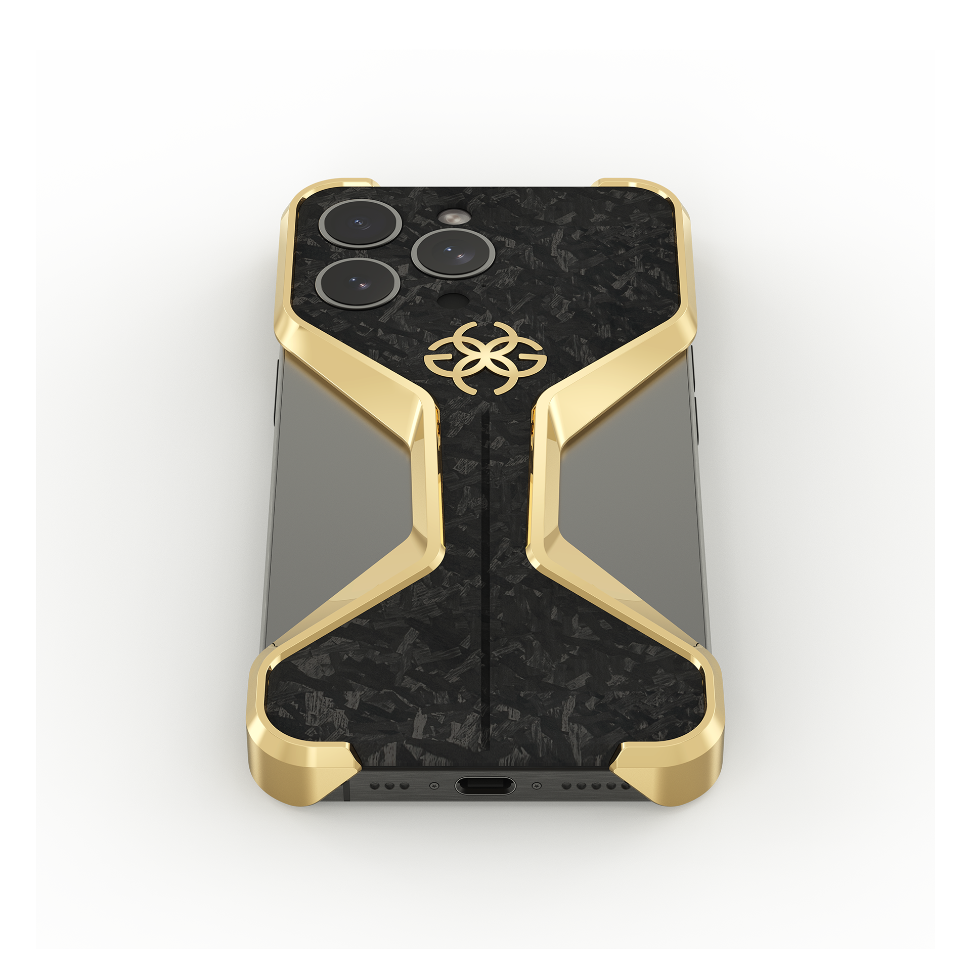 Premium iPhone Case Capsule 16 - Elegant Gold Protective Cover for Everyday Use, Travel & Outdoor Activities