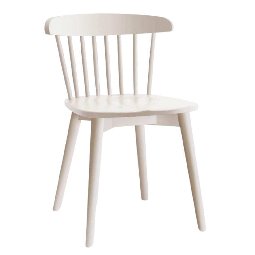 Solid Wood Windsor Chair Set of 4 - Oak, Cherry & Black Walnut - Perfect for Dining Room, Kitchen or Farmhouse Decor