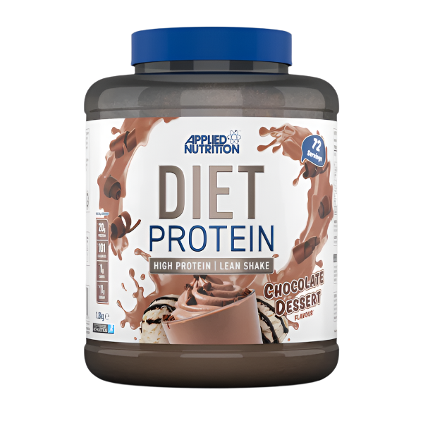 Applied Nutrition Diet Whey Protein Powder 1.8kg (4lb) - High Protein Low Carb Lean Muscle Shake for Weight Loss & Management | Perfect for Post-Workout Recovery & Healthy Meal Replacement