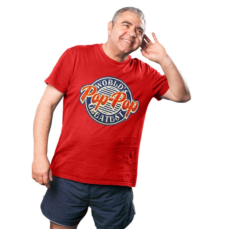 World's Greatest Pop-Pop Father's Day T-Shirt - Funny Gifts for Dad, Husband & Grandpa | Fresh Tees® - Perfect for Birthday, Anniversary & Family Gatherings