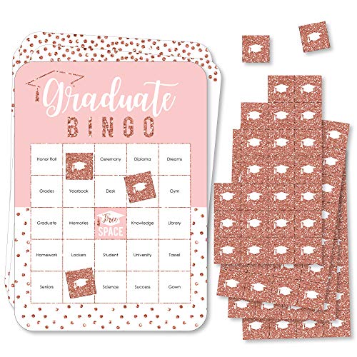 Rose Gold Grad - Bingo Game
