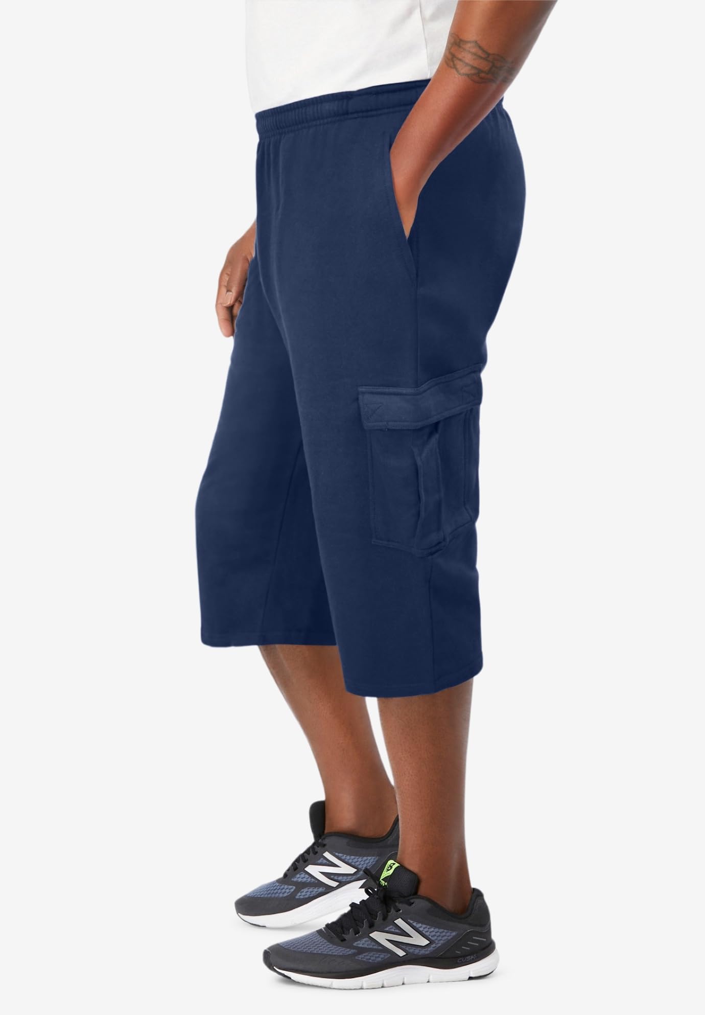 KingSize Men's Big & Tall Fleece Judo Shorts - Comfortable & Durable Martial Arts Training Pants for BJJ, MMA & Workout - Perfect for Grappling, Wrestling & Gym Sessions