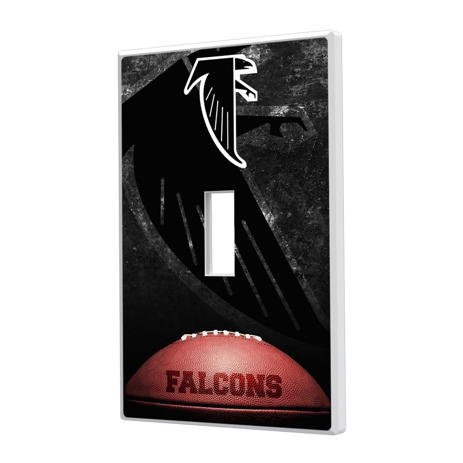 NFL Legendary Design Single Toggle Light Switch Plate Cover - Decorative Football Theme for Bedroom, Game Room & Man Cave Decor