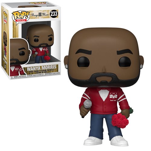 Boyz II Men Wanya Morris Rocks Pop! Vinyl Figure #233 - Collectible Music Memorabilia for Fans & Home Decor