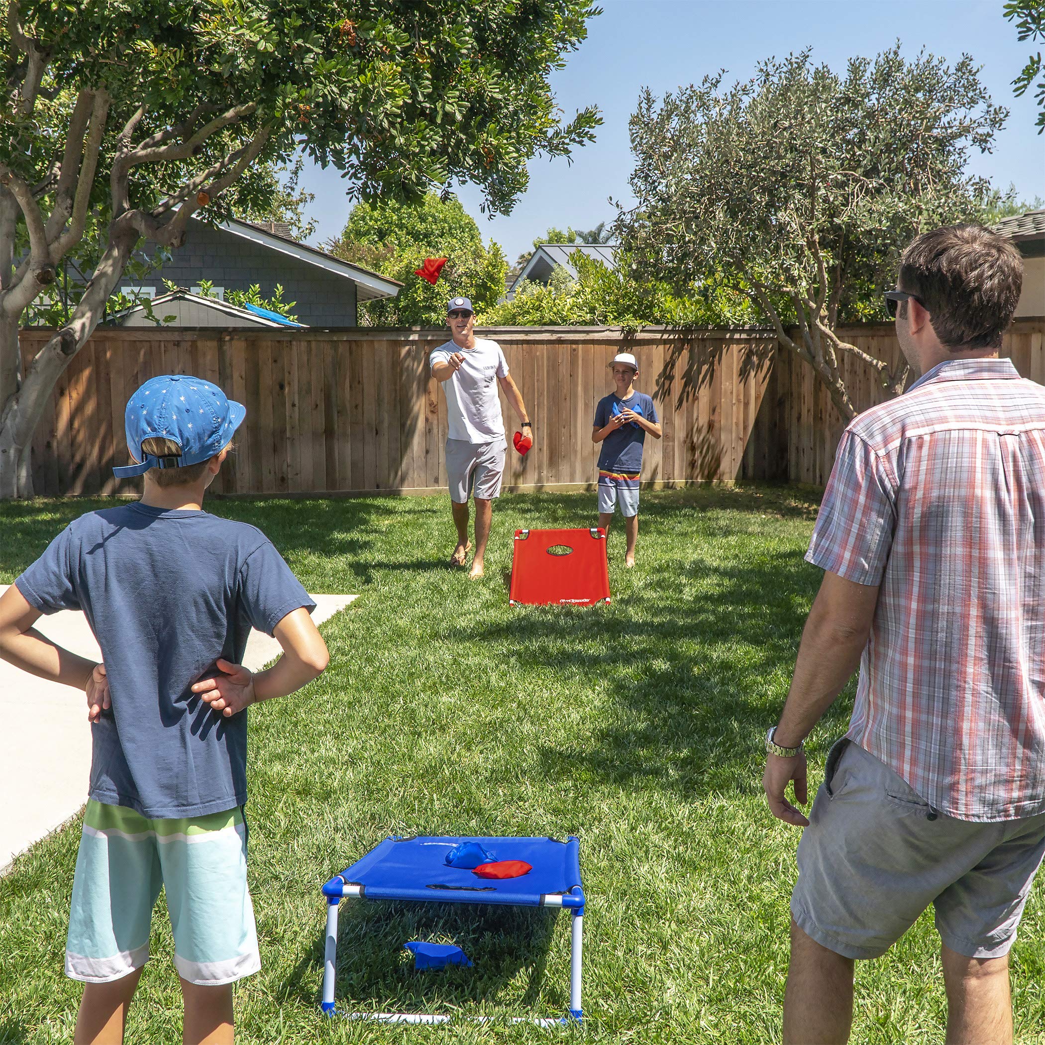 GoSports Portable 3 x 2 ft Cornhole Game Set - Premium Bean Bag Toss Game for Adults, Kids, Family & Outdoor Parties - Backyard, Tailgating, Beach & Camping Fun