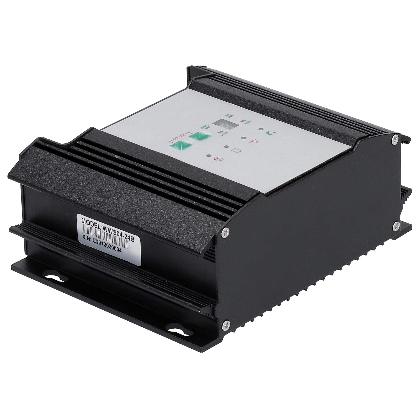 Stable Aluminum Alloy Solar Charge Controller - Reliable & Easy to Use Wind/Solar Power Regulator for Off-Grid Systems, RV, Marine & Home Energy Storage